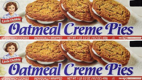 calories little debbie oatmeal creme pie